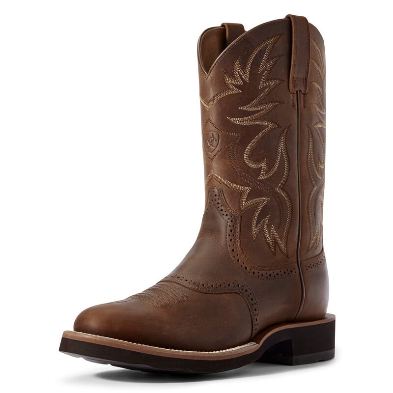 Ariat Western: Heritage Crepe Botas Western Hombre - Marrones (LCSDT0495)